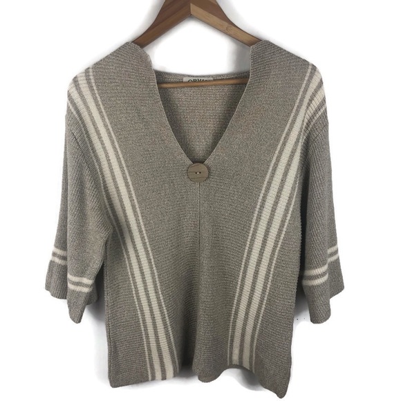 Orvis Sweaters - Orvis V-Neck One Button Sweater